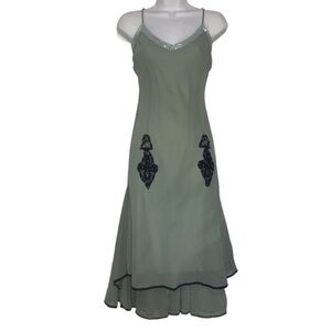 Alfredo Venini Silk Sleeveless Cocktail Dress S